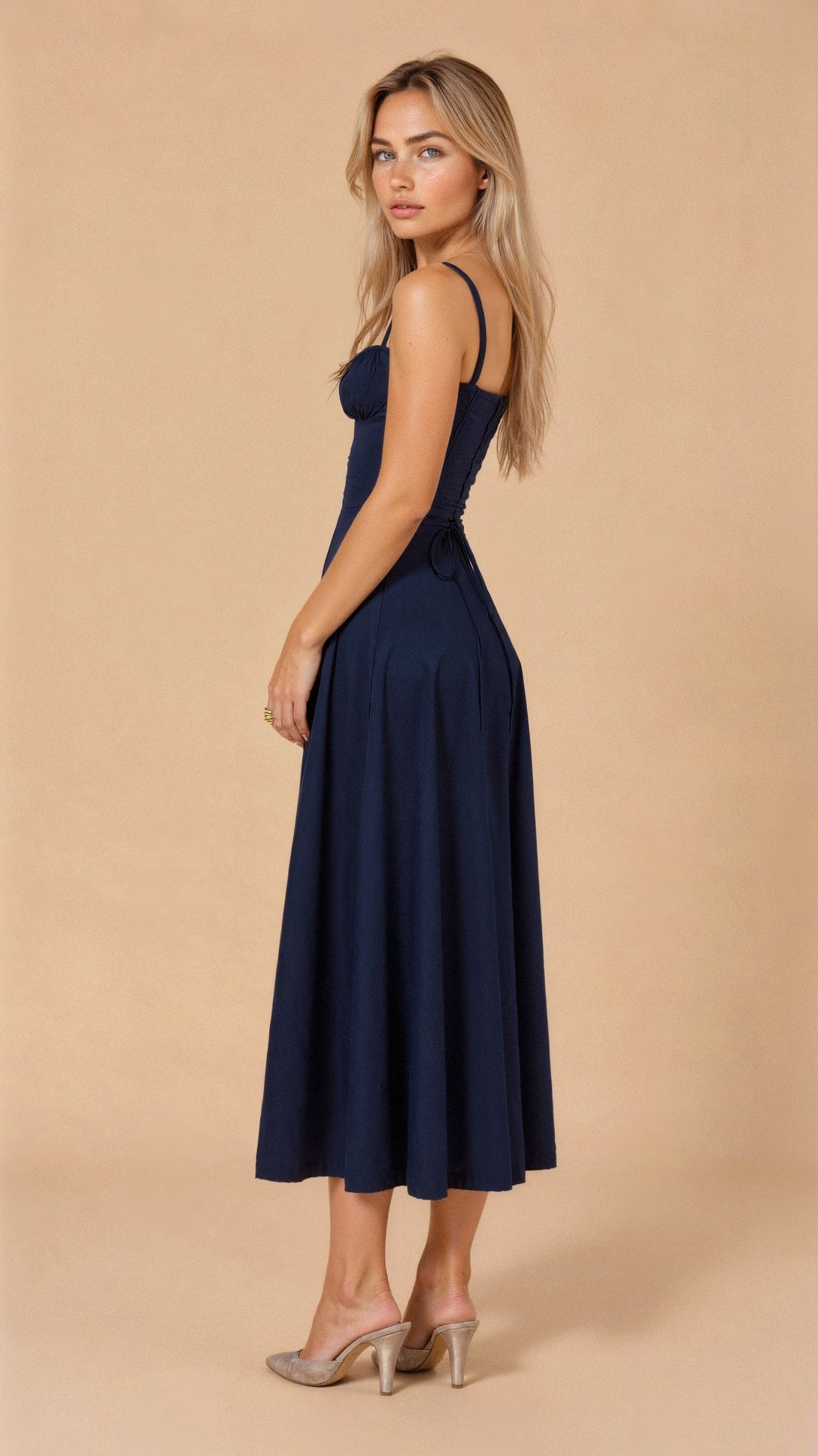 Briony | Women's Corset Dress | Midi