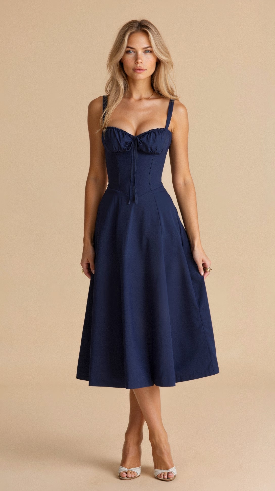 Briony | Women's Corset Dress | Midi