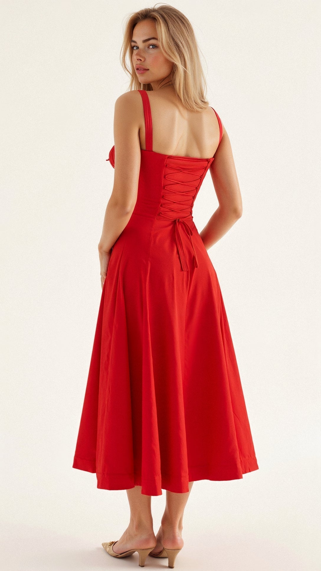 Briony | Women's Corset Dress | Midi
