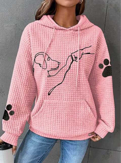 Lina - Comfortable and warm hooded jumper for women