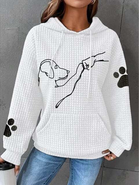 Lina - Comfortable and warm hooded jumper for women