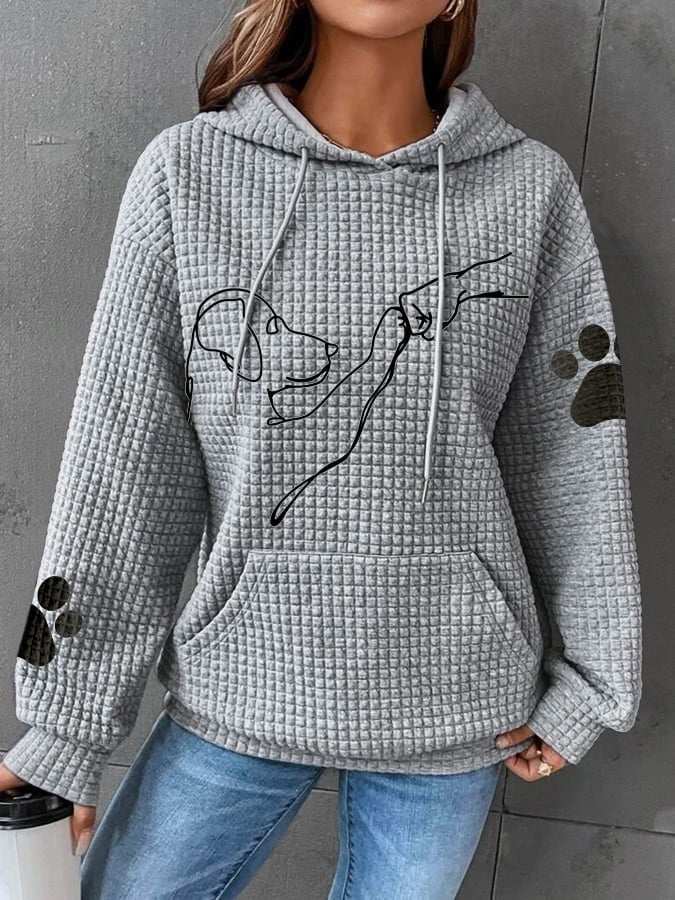 Lina - Comfortable and warm hooded jumper for women