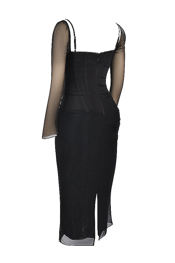 Nora | Women's Longsleeve Party Dress | Maxi