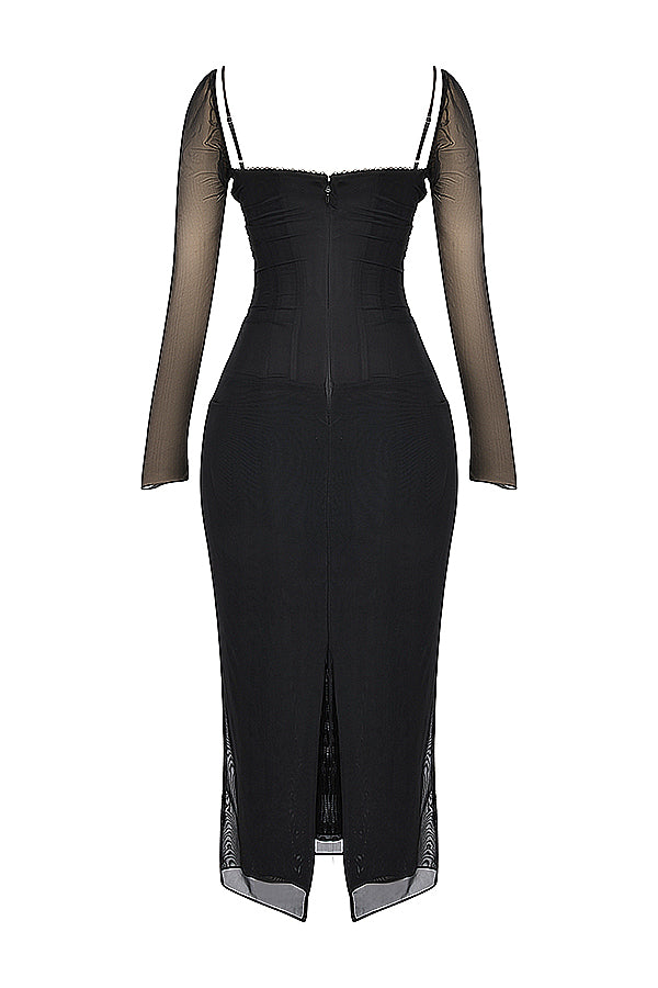 Nora | Women's Longsleeve Party Dress | Maxi