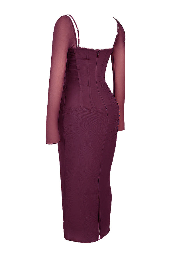 Nora | Women's Longsleeve Party Dress | Maxi