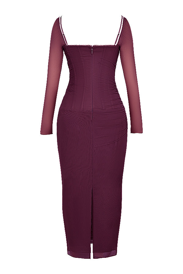 Nora | Women's Longsleeve Party Dress | Maxi