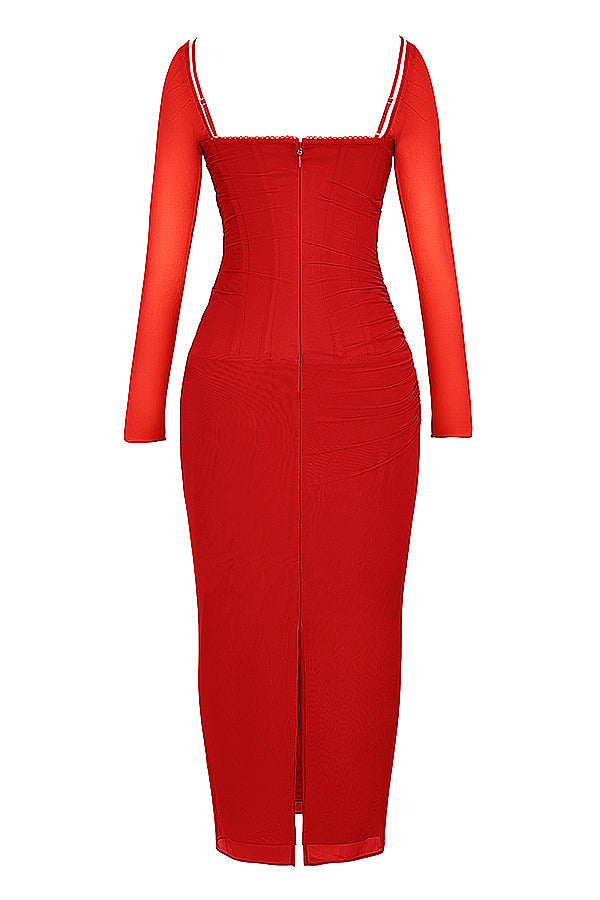 Nora | Women's Longsleeve Party Dress | Maxi